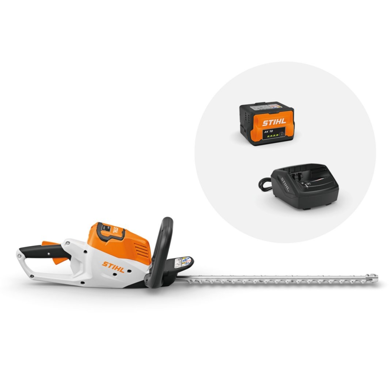 51860_Stihl_45210113570 Akku-Heckenschere HSA 50 Set - inkl. Akku AK 10 und Ladegerät AL 101