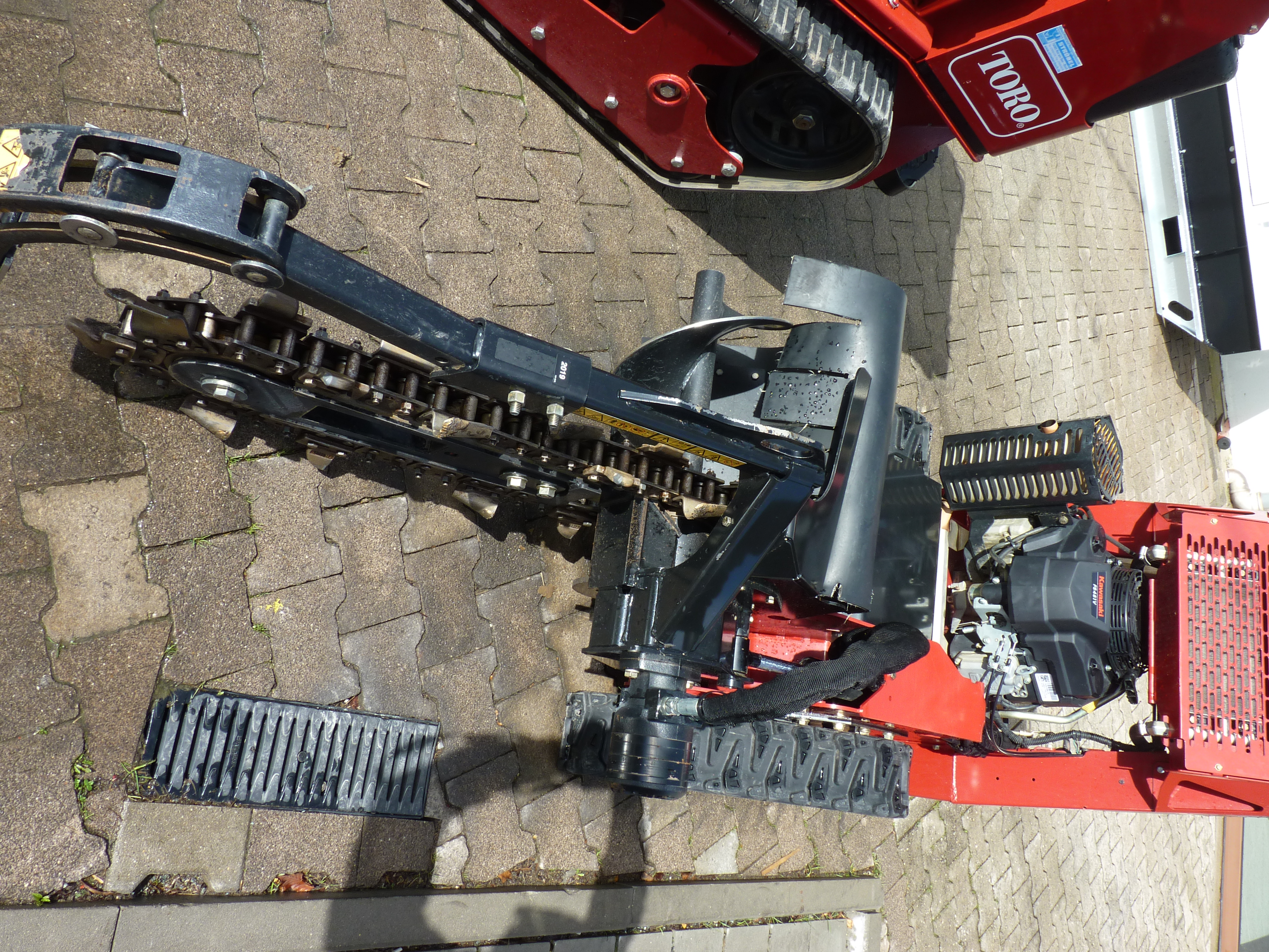Gebrauchte Vorführ- und Miet TORO Grabenfräse TRX16 inkl. 61 cm Schwert, Kette, Grabenräumer-C