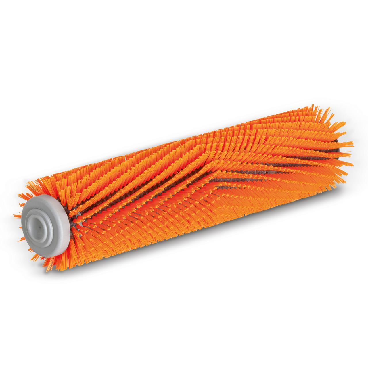 100006752 Walzenbürste, hoch-tief, orange, 300 mm