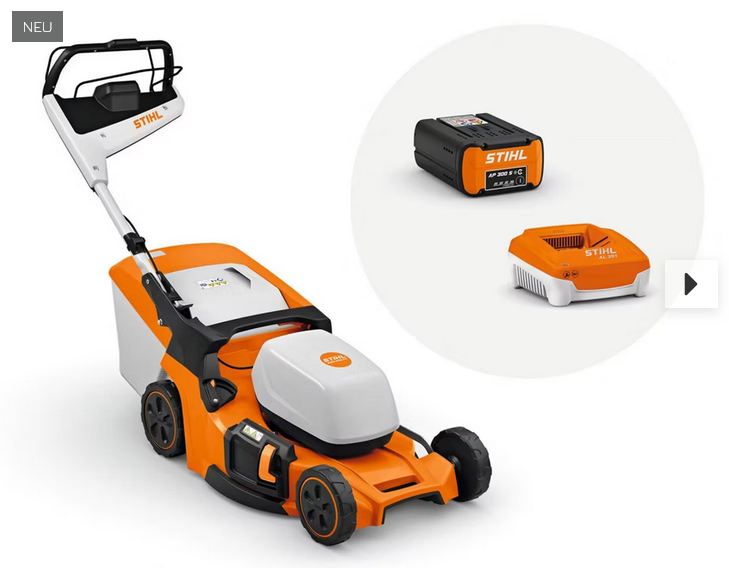 Akku-Rasenmäher RMA 453 PV -  inkl. Akku AP 300 S, AP 30 und Ladegerät AL 301