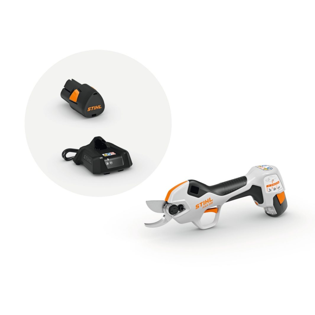 100009442_Stihl_Akku-Astschere ASA 20 - Set - inkl. Akku und Ladegeraet_VA050116210 Akku-Astschere ASA 20 - Set - inkl. Akku und Ladegerät