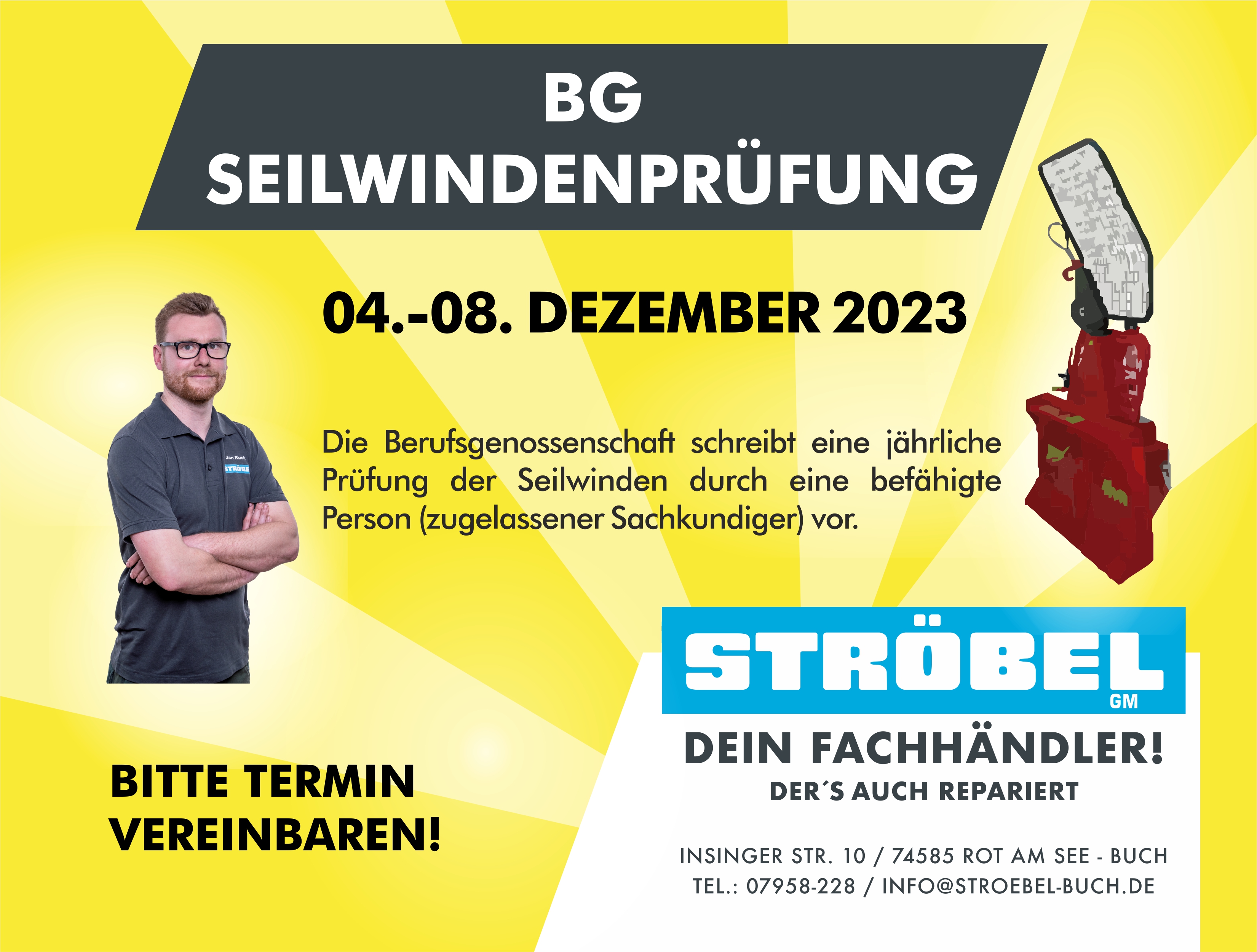 SEILWINDENPRÜFUNG SEILWINDENPRÜFUNG