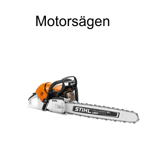 Inspektionsangebote für Motorsägen von Ströbel Buch.